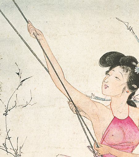 荔城-胡也佛的仕女画和最知名的金瓶梅秘戏图